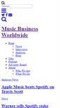 Mobile Screenshot of musicbusinessworldwide.com