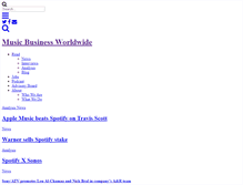 Tablet Screenshot of musicbusinessworldwide.com